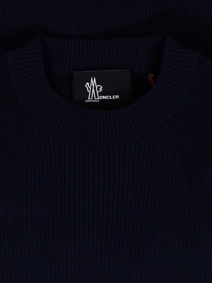 Moncler Grenoble Ribbed Crewneck Sweatshirt