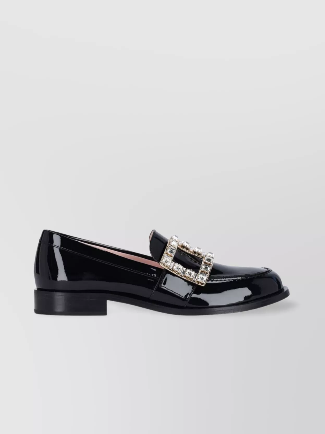 Roger Vivier Buckle Embellished Patent Loafers