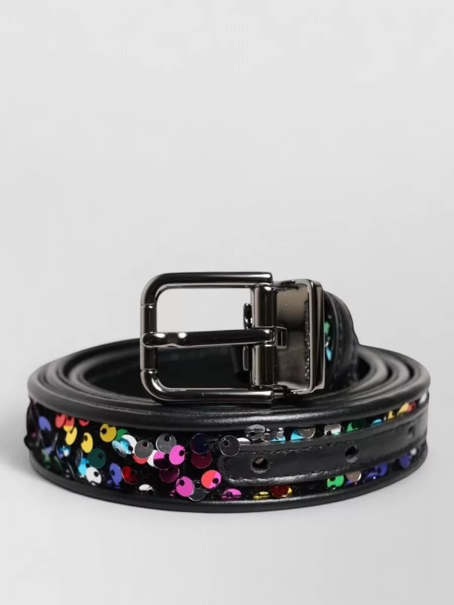 Dolce&Gabbana sequin embellished belt