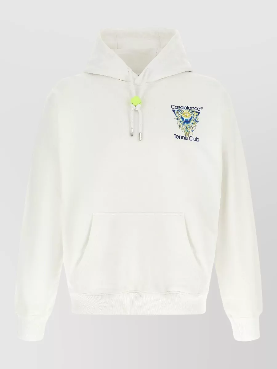 Casablanca cotton printed hoodie