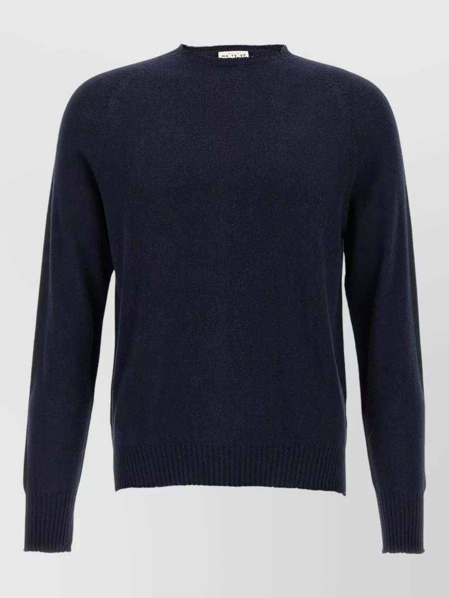 Ma'ry'ya cashmere cotton crew-neck long-sleeve jumper
