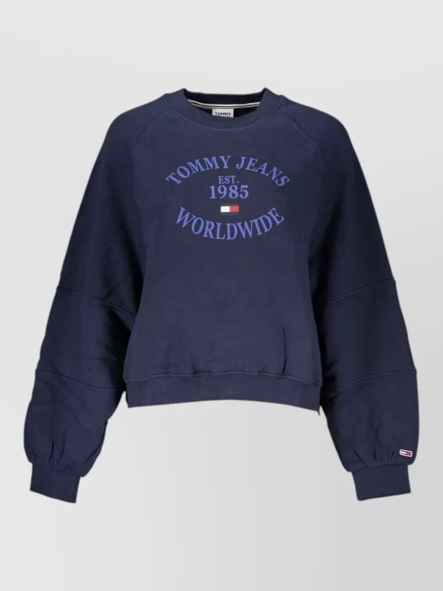 Tommy Hilfiger Cotton cropped relaxed-fit sweatshirt