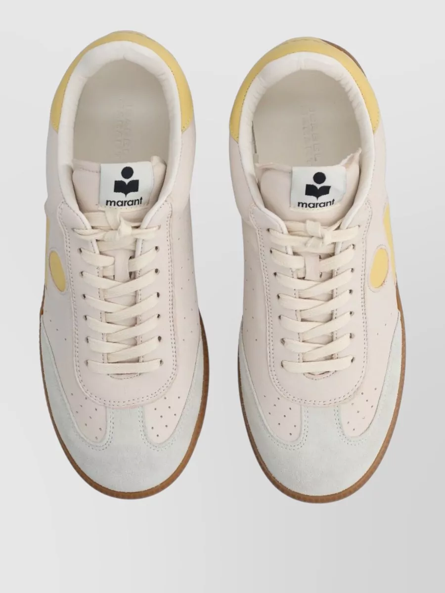 Isabel Marant Leather Low-Top Sneakers