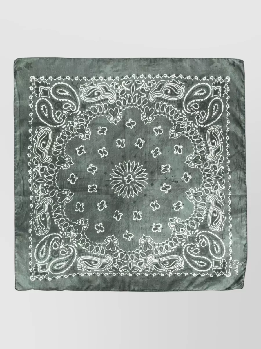 Golden Goose Paisley-Print Silk Scarf
