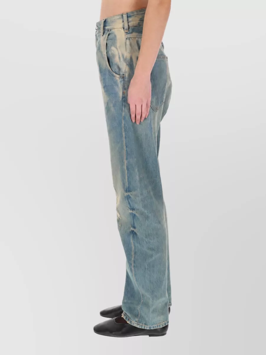Vivienne Westwood Denim buckle back straight-leg jeans