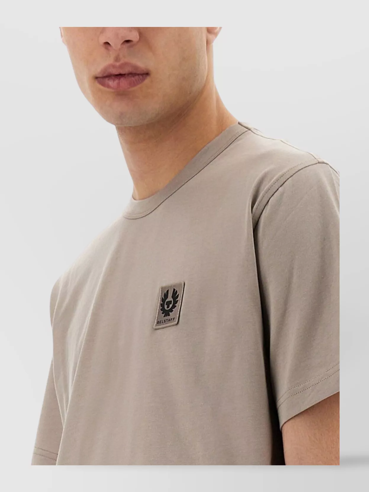 Belstaff Logo Patch Crew Neck T-Shirt