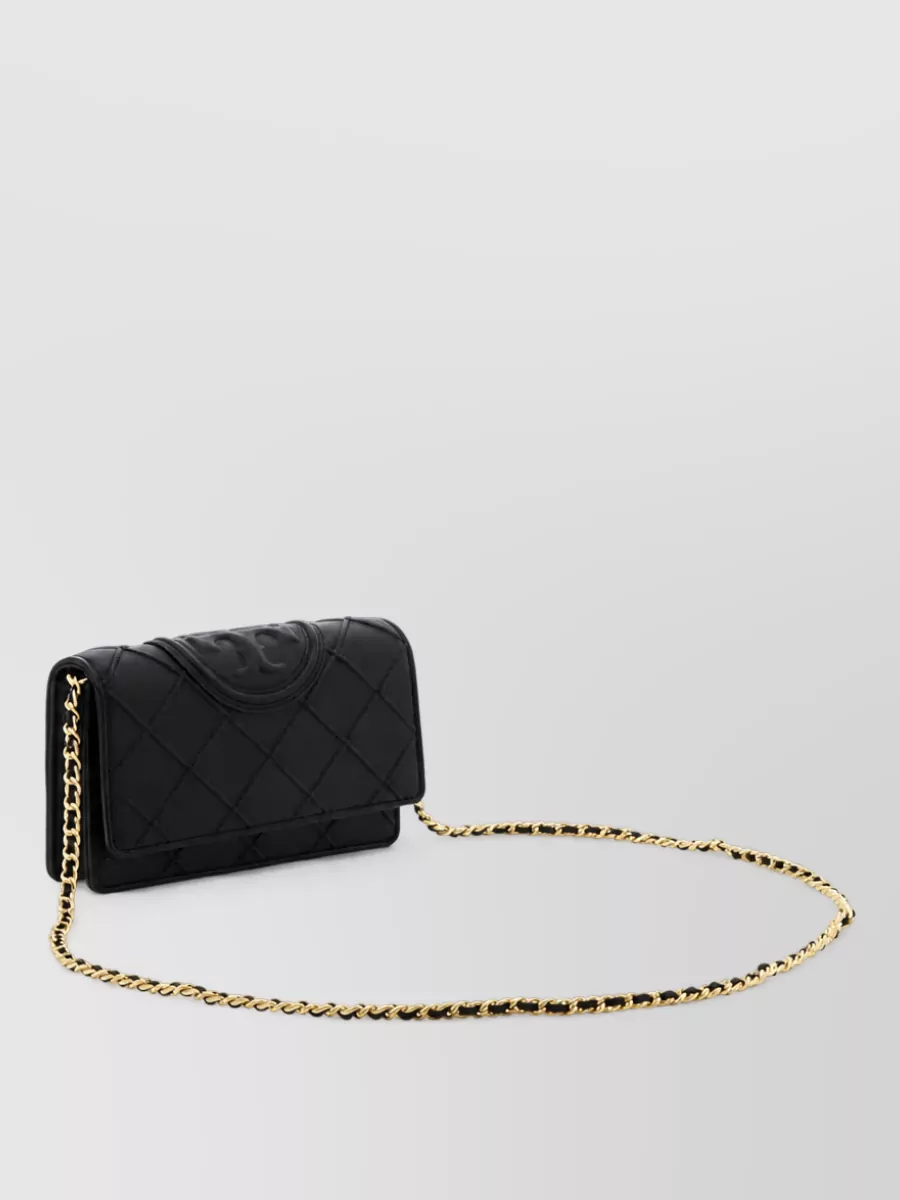 Tory Burch Fleming Lamb Leather Wallet