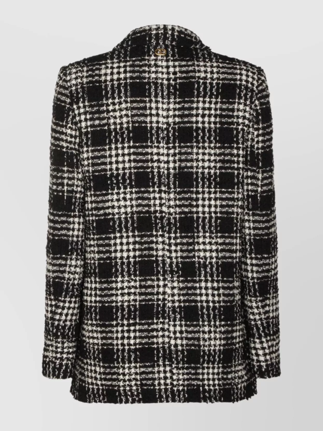 Twinset Longline Blazer Featuring Button Detailing In Black