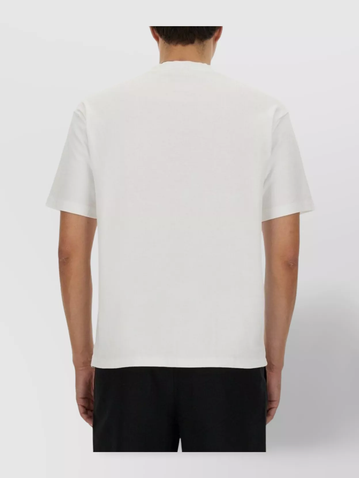 Drôle De Monsieur Crew Neck T-Shirt Lightweight Straight Hem