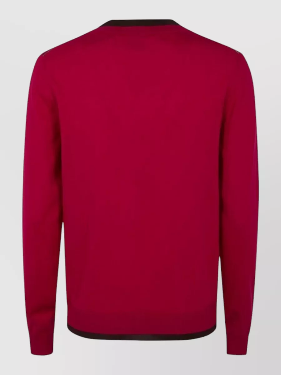Paul Smith Cotton V-Neck Long-Sleeve Cardigan