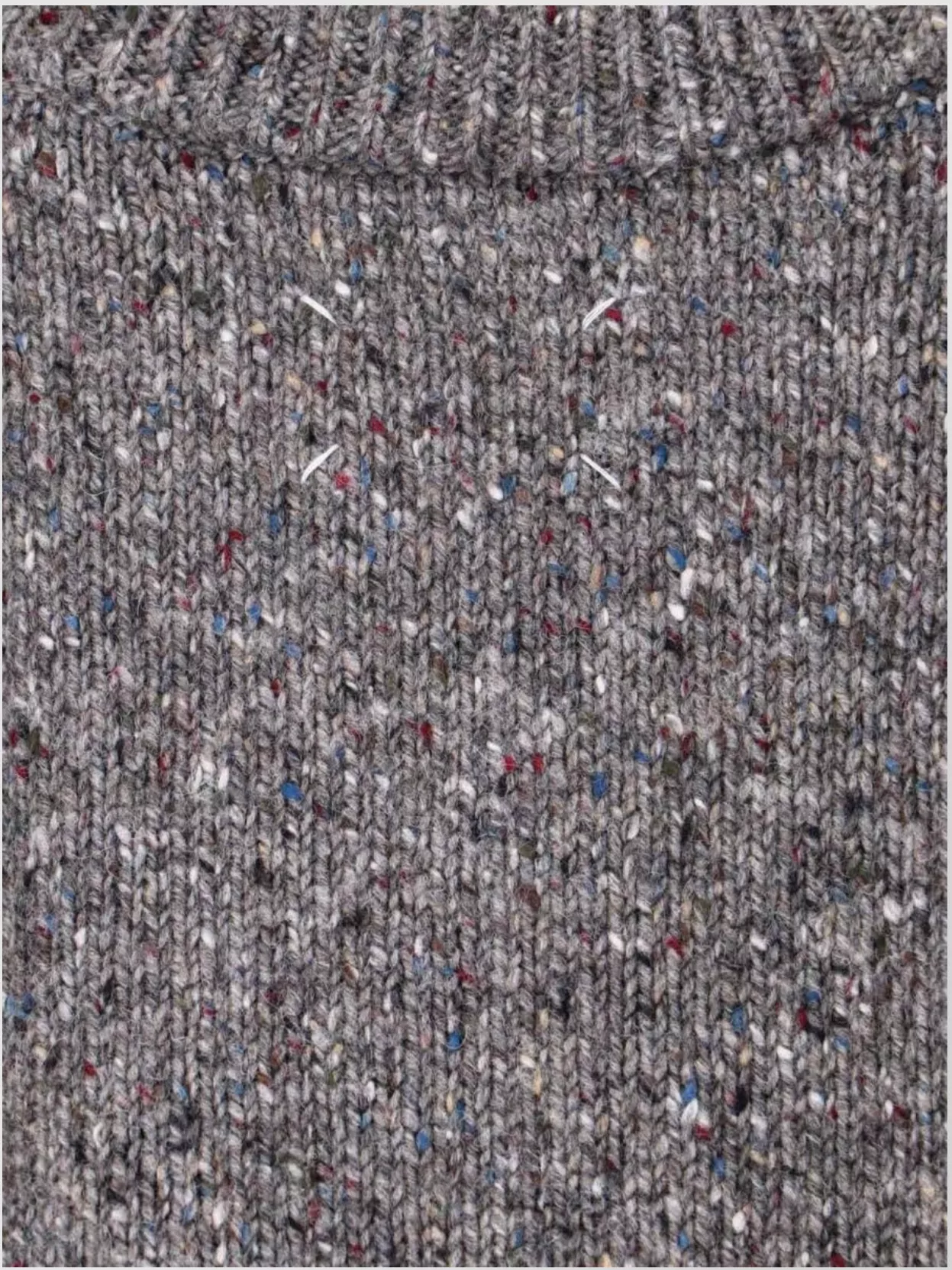Maison Margiela Crewneck Sweater Speckled Pattern