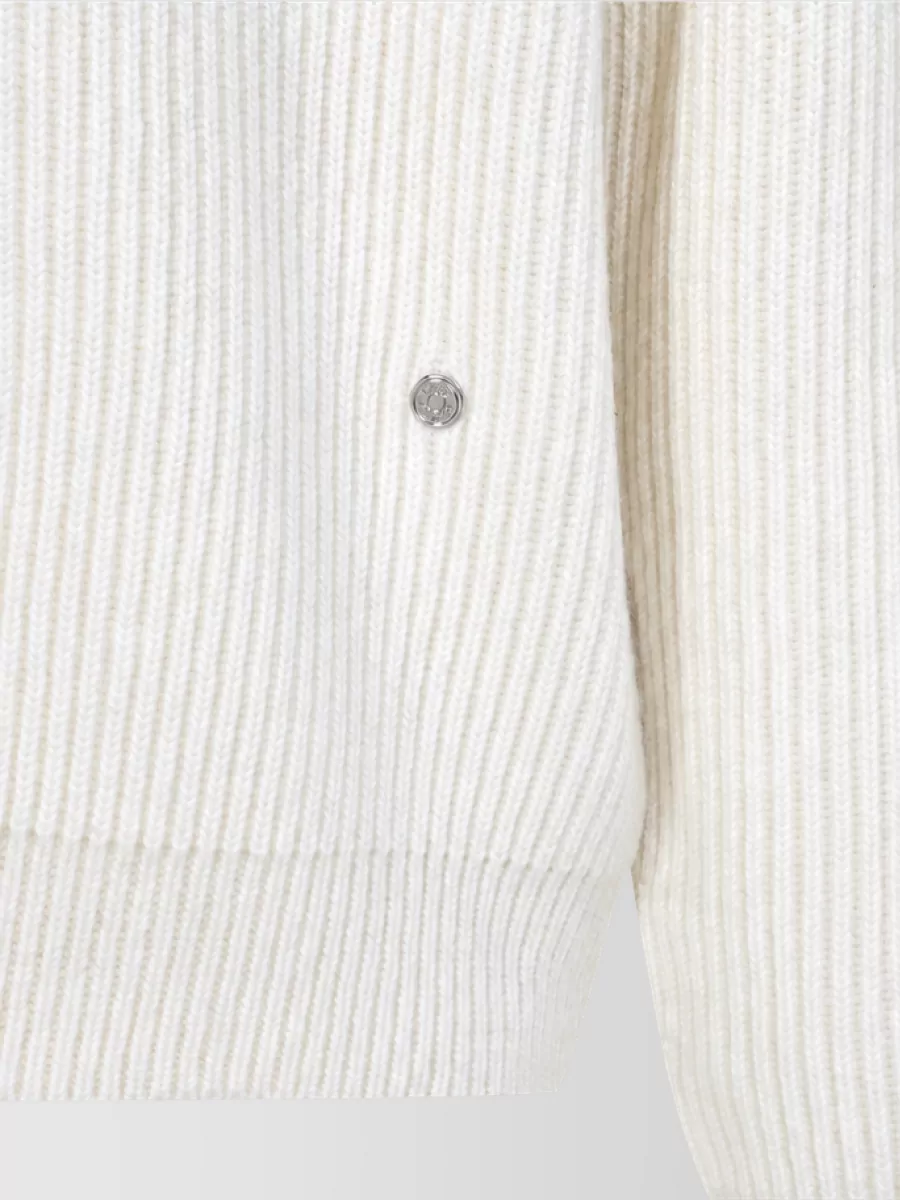 Acne Studios Cashmere Ribbed Crew-Neck Sweater