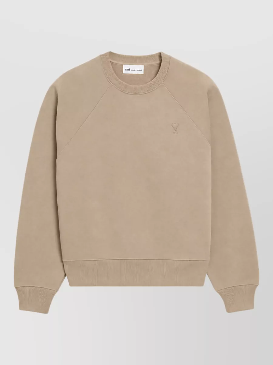 Ami Paris Logo Cotton Sweatshirt
