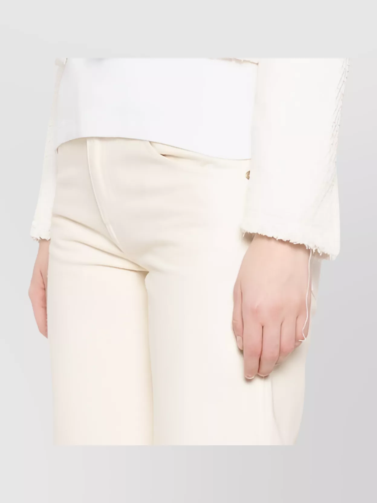 Iro Fringed Edge Short Jacket