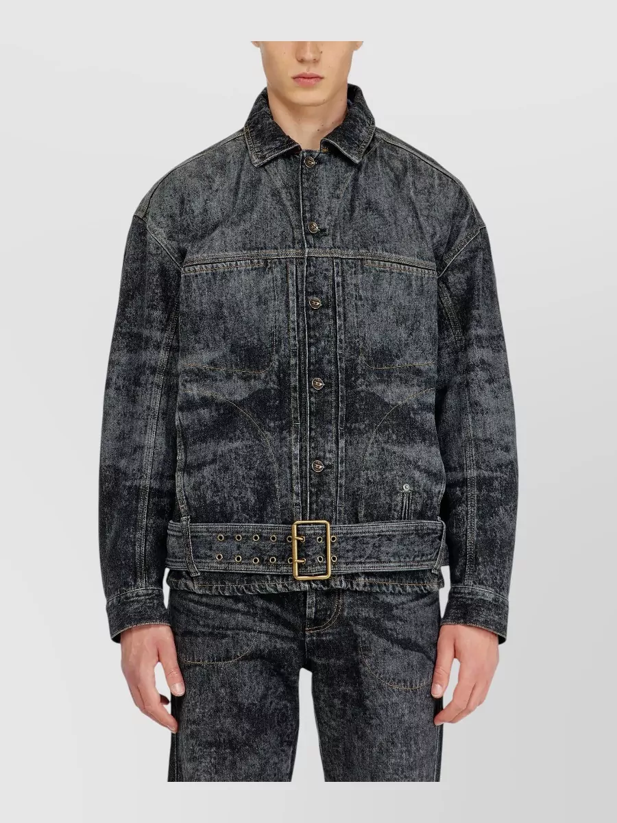 Diesel denim biker jacket