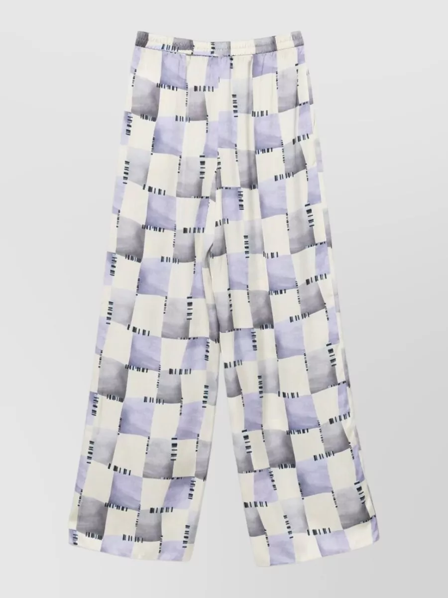 Emporio Armani Printed Wide-Leg Trousers