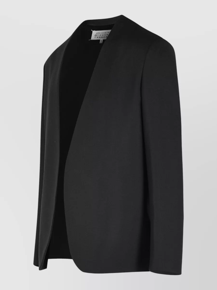 Maison Margiela Virgin Wool Tailored Blazer Long Sleeve