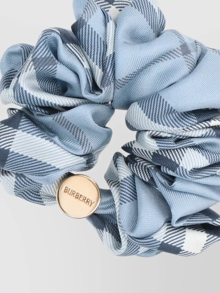 Burberry Checkered Pattern Elastic Hair Accessories Set