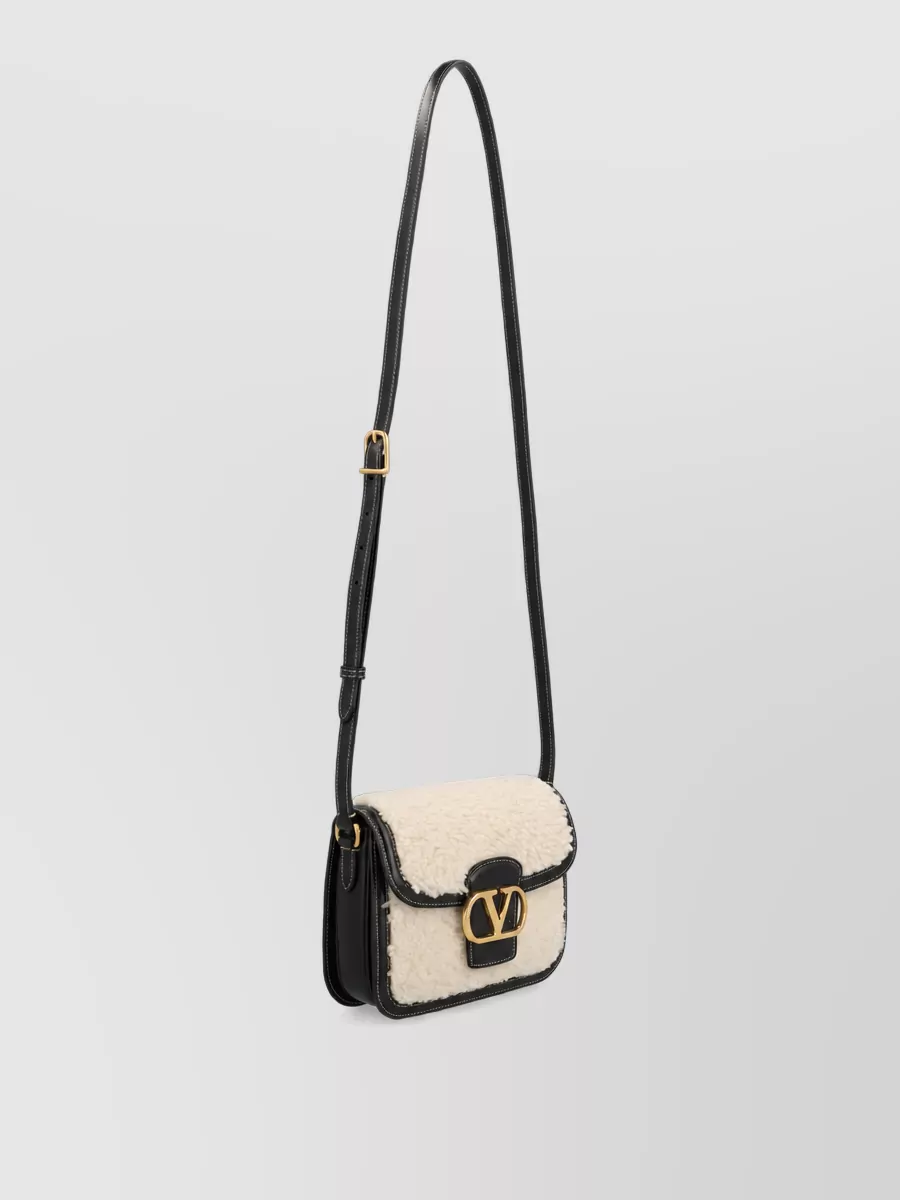 Valentino Garavani Vlogo Signature Leather Shoulder Bag