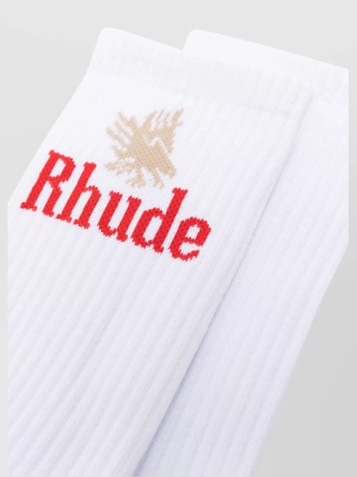 Shop Rhude Athletic Leisure Socks With Eagle Graphic Design