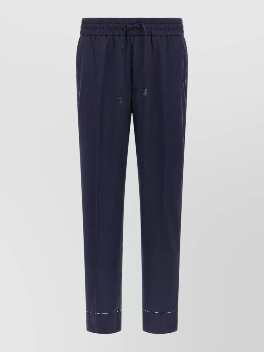 Brioni wool straight leg trousers