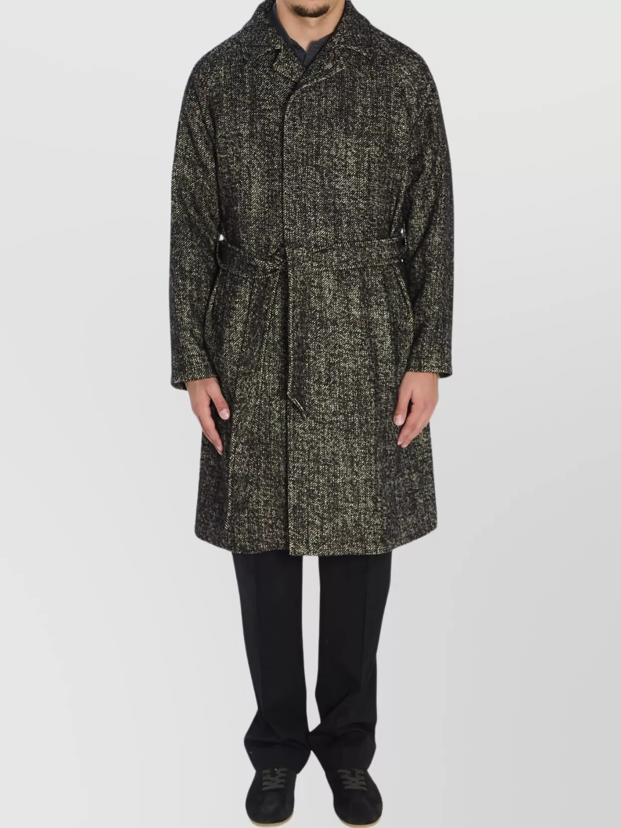 Tagliatore Midi Coat With Central Back Vent In Brown