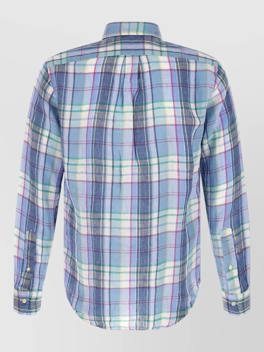 Polo Ralph Lauren Checked Linen Long-Sleeve Shirt