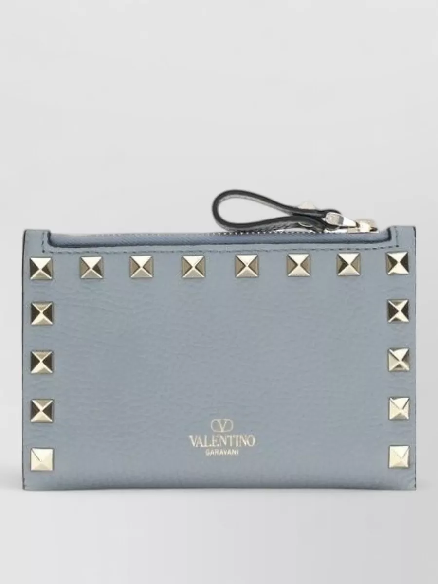 Valentino Garavani Rockstud Spike Leather Clutch Bag
