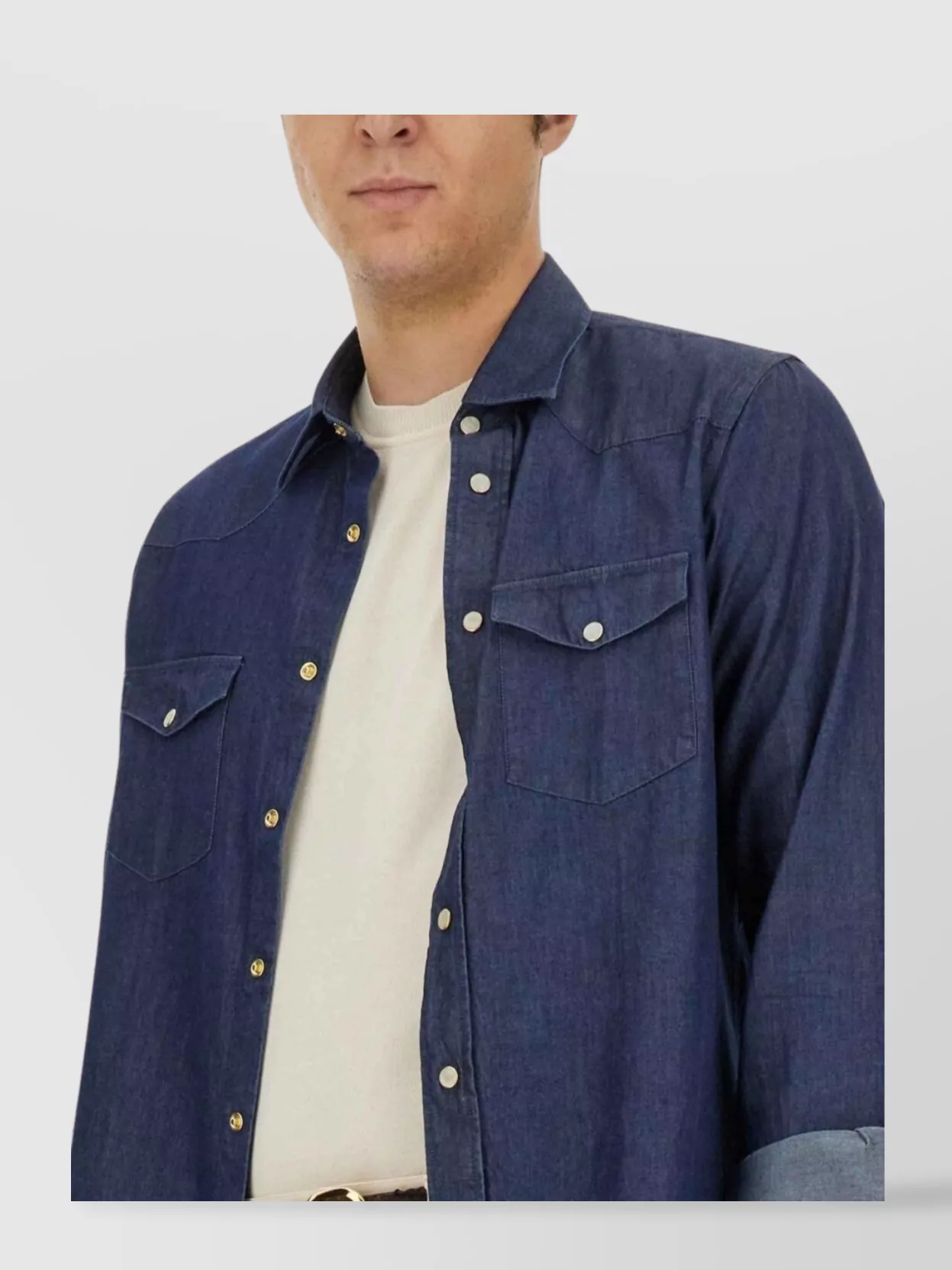 Lardini Regular Fit Shirt With Chest Pockets