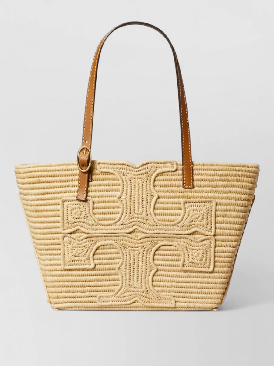 Tory Burch Ella Small Raffia Beach Bag