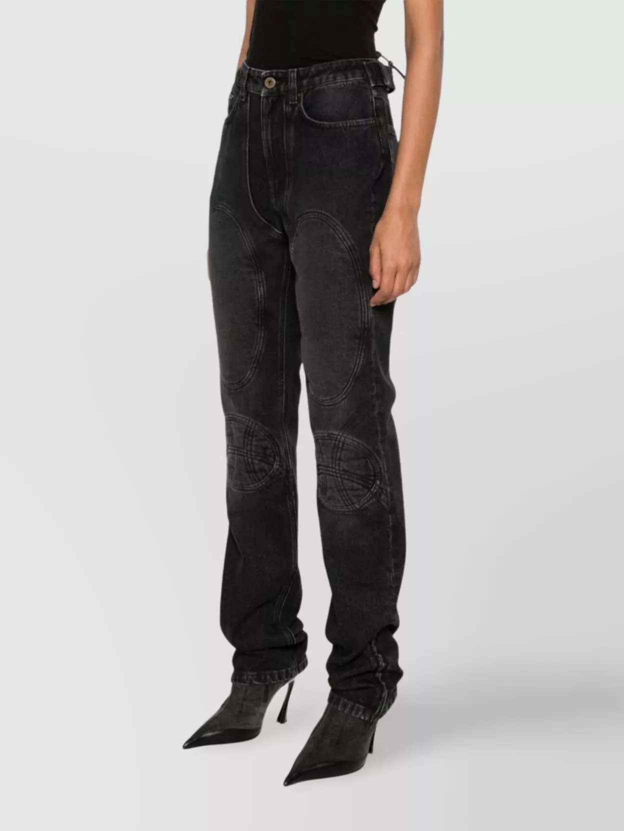 Jean Paul Gaultier Padded-panel Jeans
