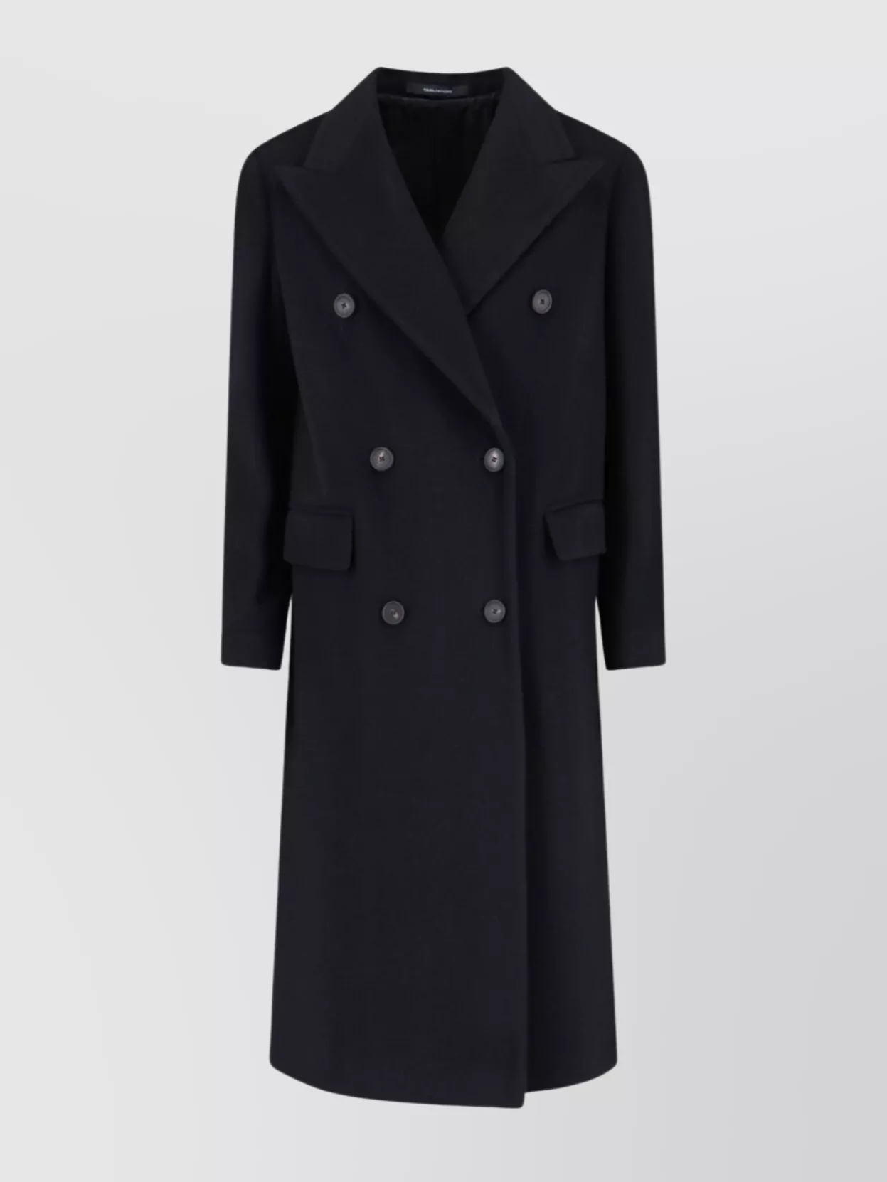 Tagliatore Casual Jacket With Button Detailing And Flap Pockets In Black