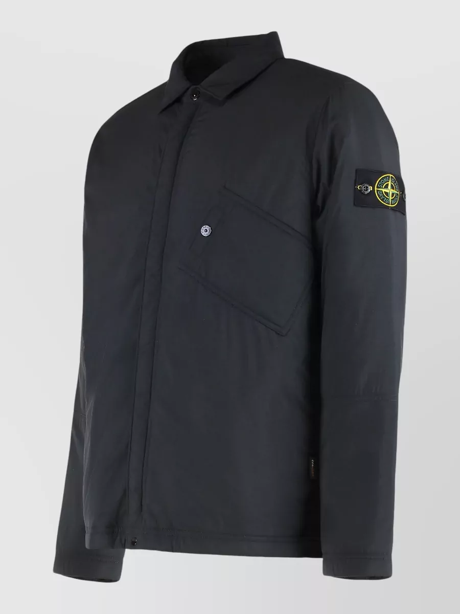 Stone Island Lightweight Nylon Overshirt Chest Pocket