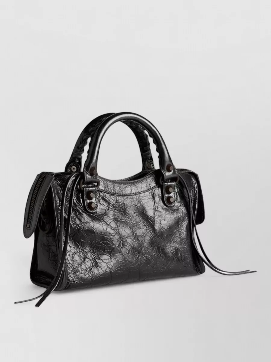 Balenciaga Le City Mini Leather Shoulder Bag