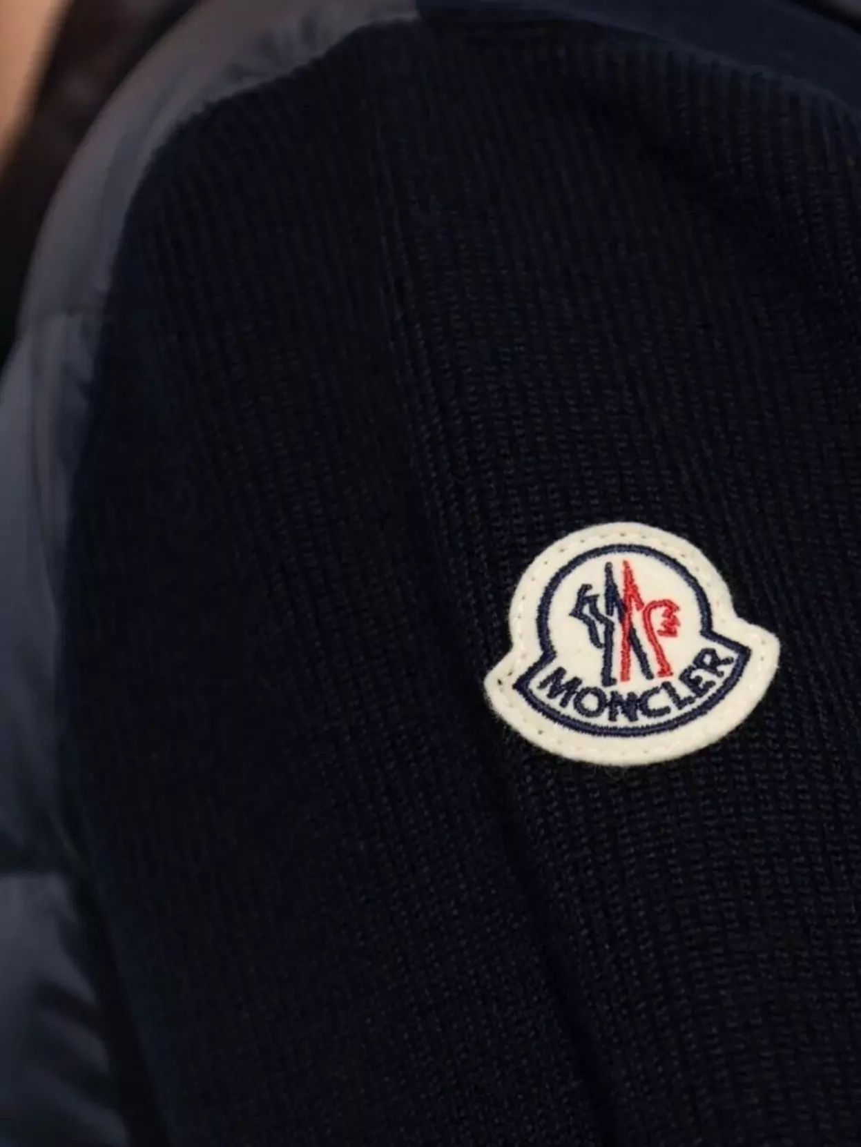 Moncler Quilted Hooded Zip-Up Wool Jacket