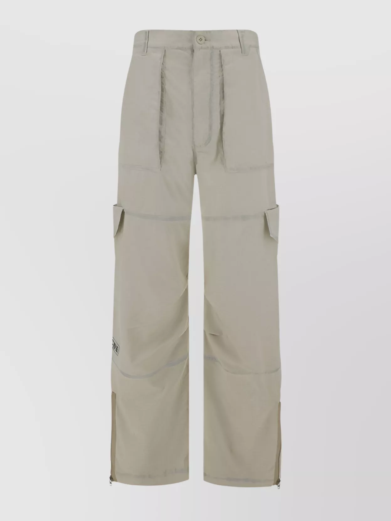 Shop Acne Studios Adjustable Hem Cargo Pants Contrast Stitching