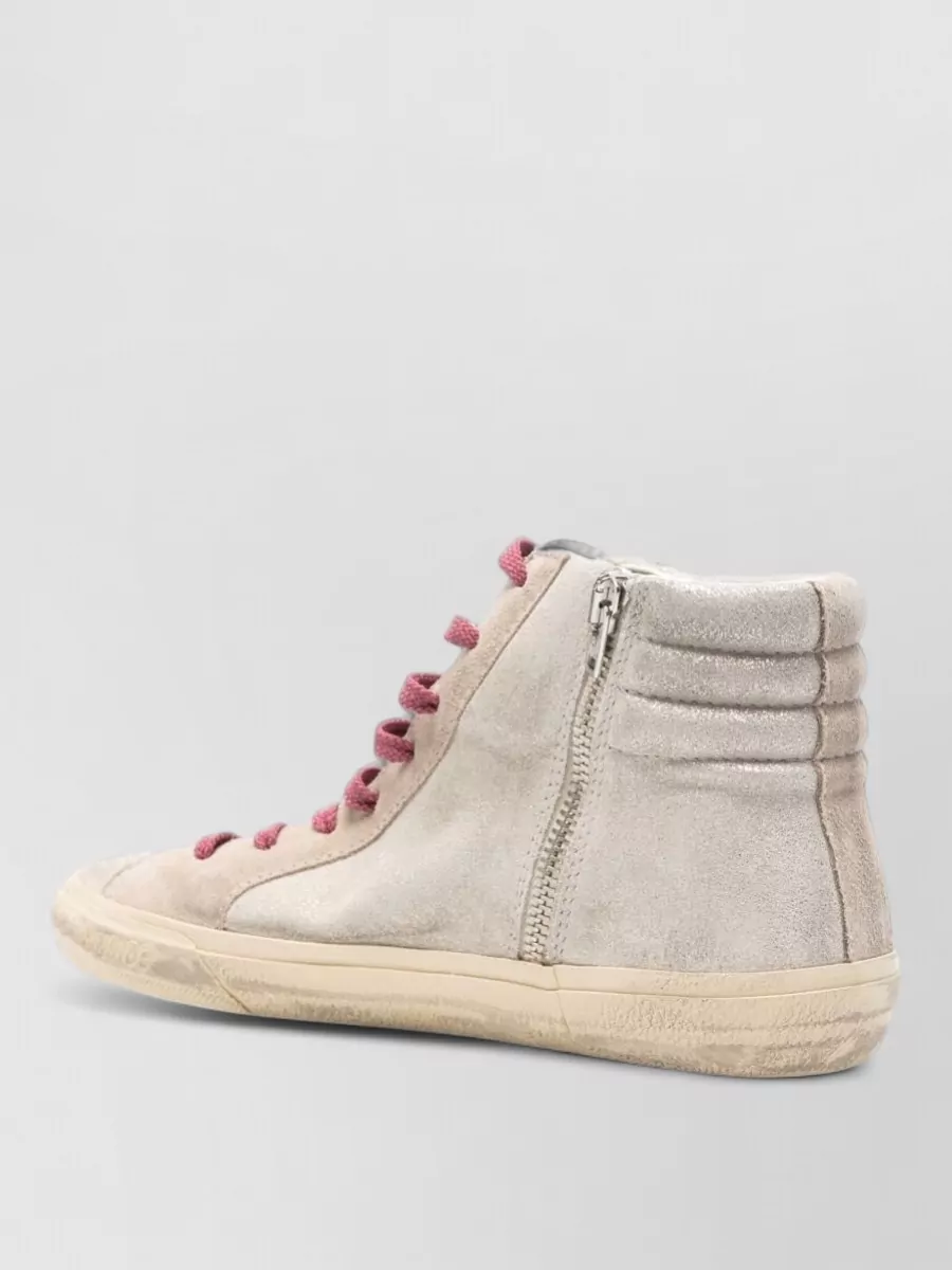 Golden Goose Leather Low Top Boots