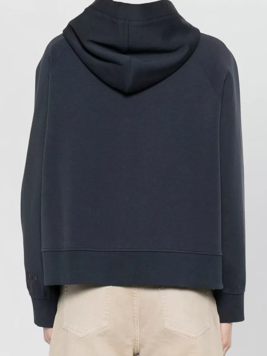 S Max Mara Cotton-Blend Zip-Up Hoodie