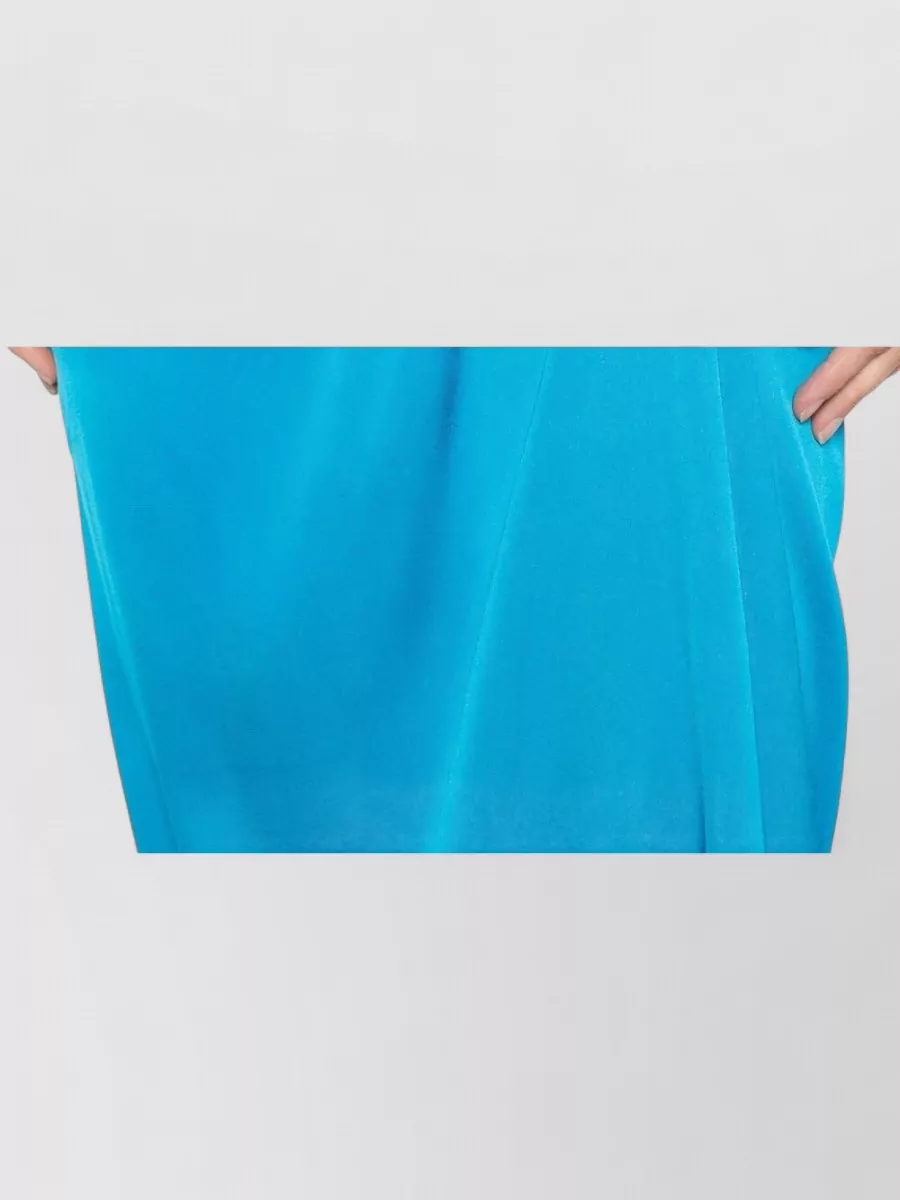 Silk95Five Silk High-Rise Wrap Skirt