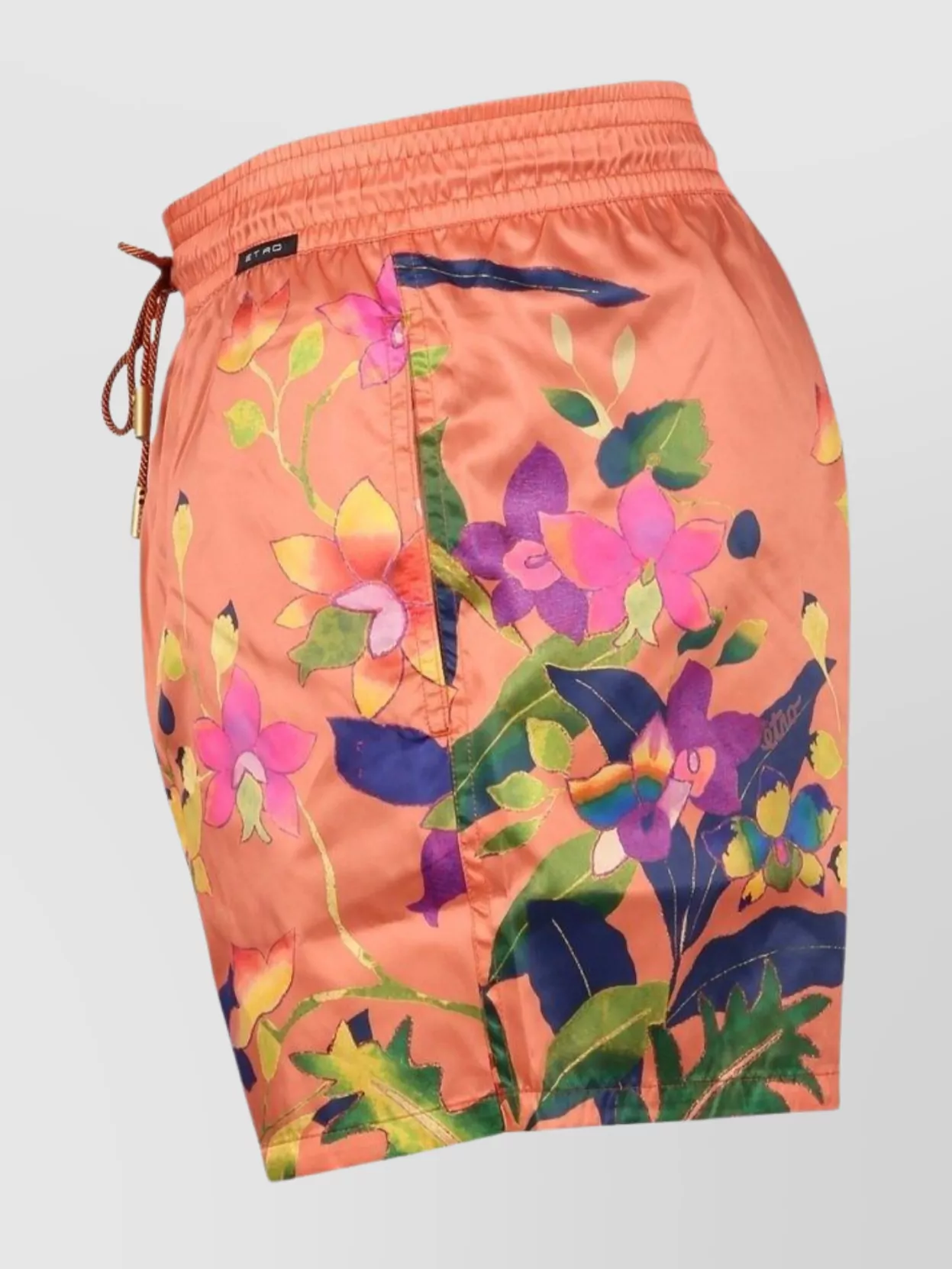 Etro Swimwear Floral Print Back Pocket