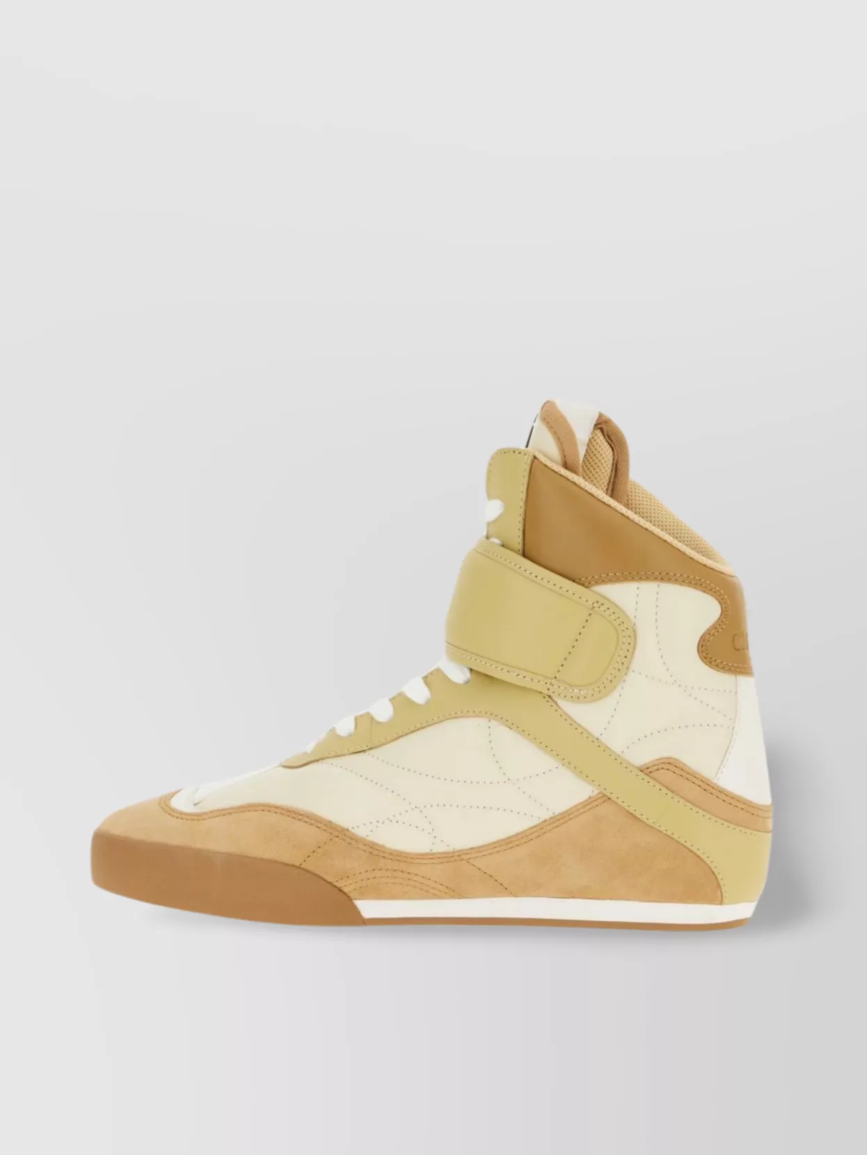 Chloé High-Top Sneakers Contrast Panels