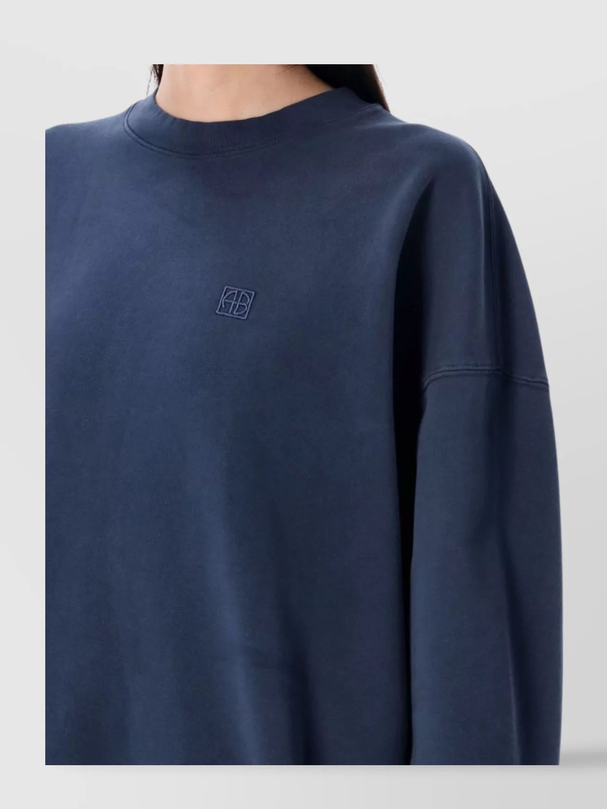 Anine Bing Fleece Crew Neck Top