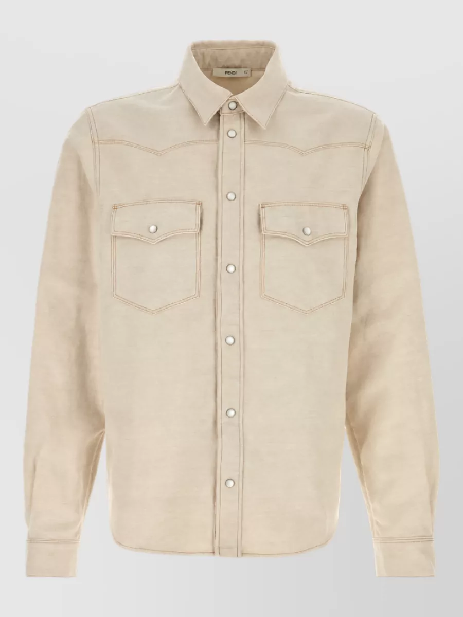 Fendi denim shirt jacket