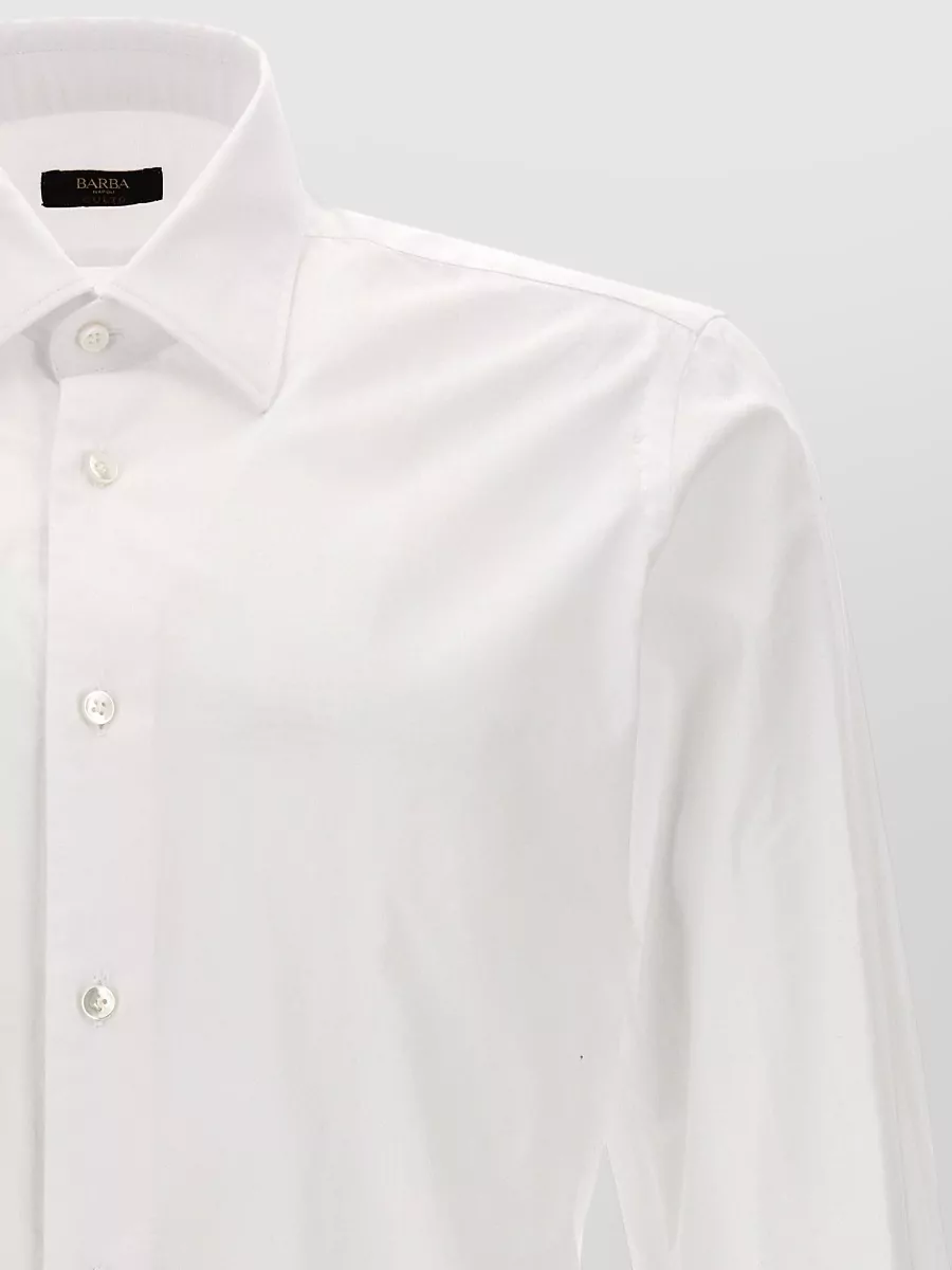 Barba Cotton Oxford Shirt