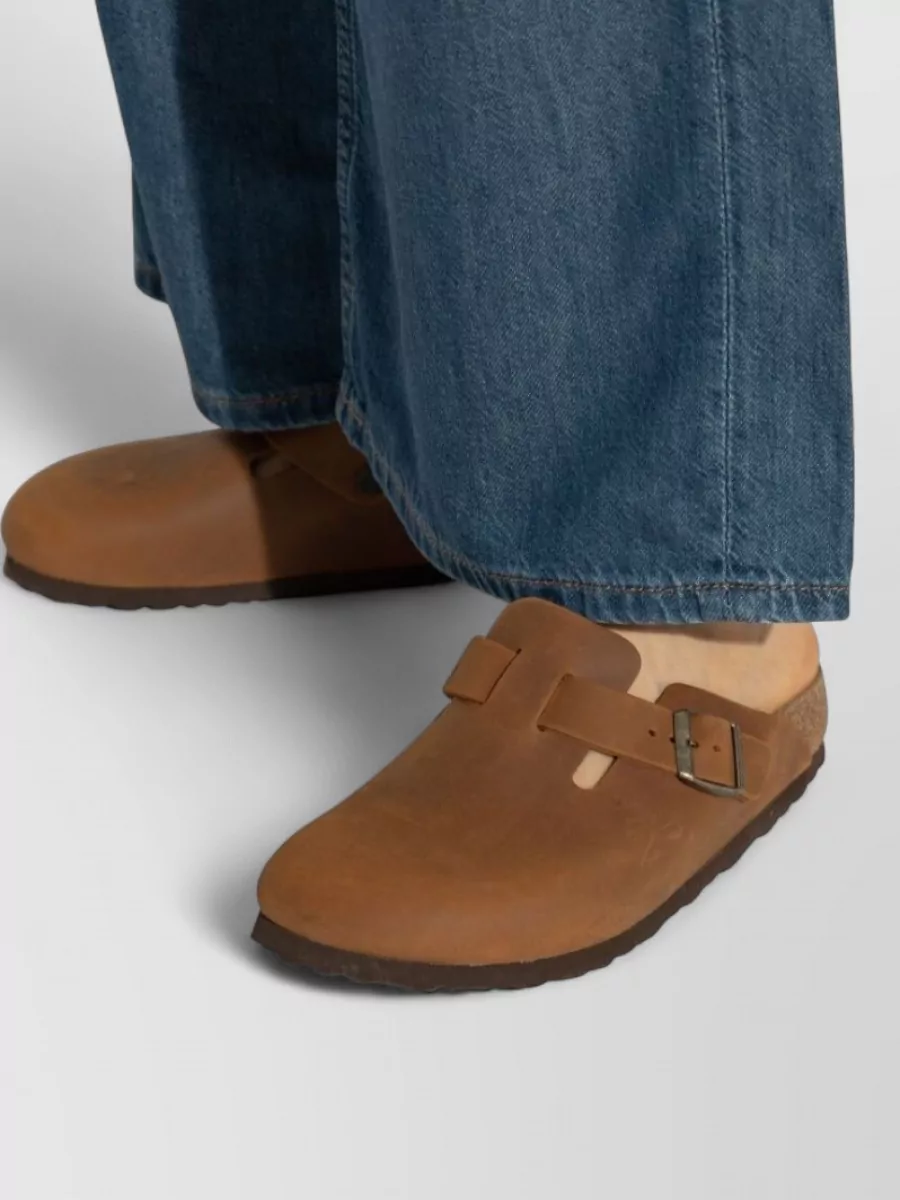 Birkenstock Sandal Boston Open Back Round Toe Flat