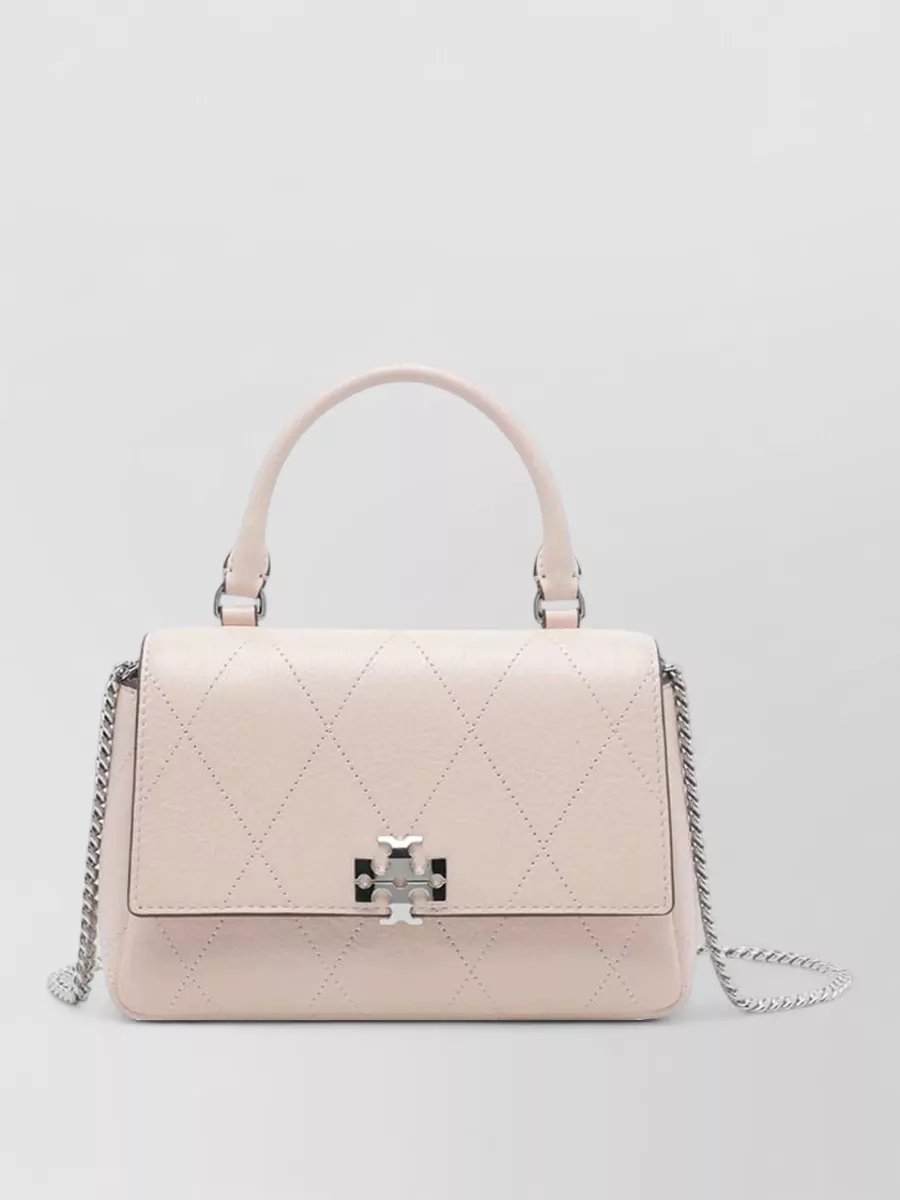 Tory Burch leather quilted chain wallet