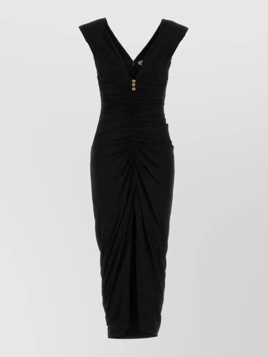 Versace jersey midi dress
