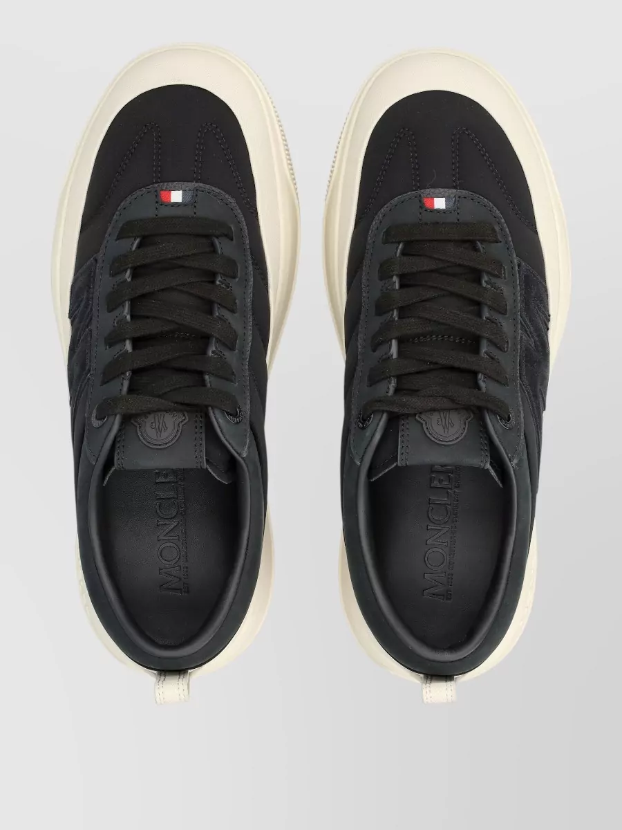 Moncler Suede Low-Top Sneakers
