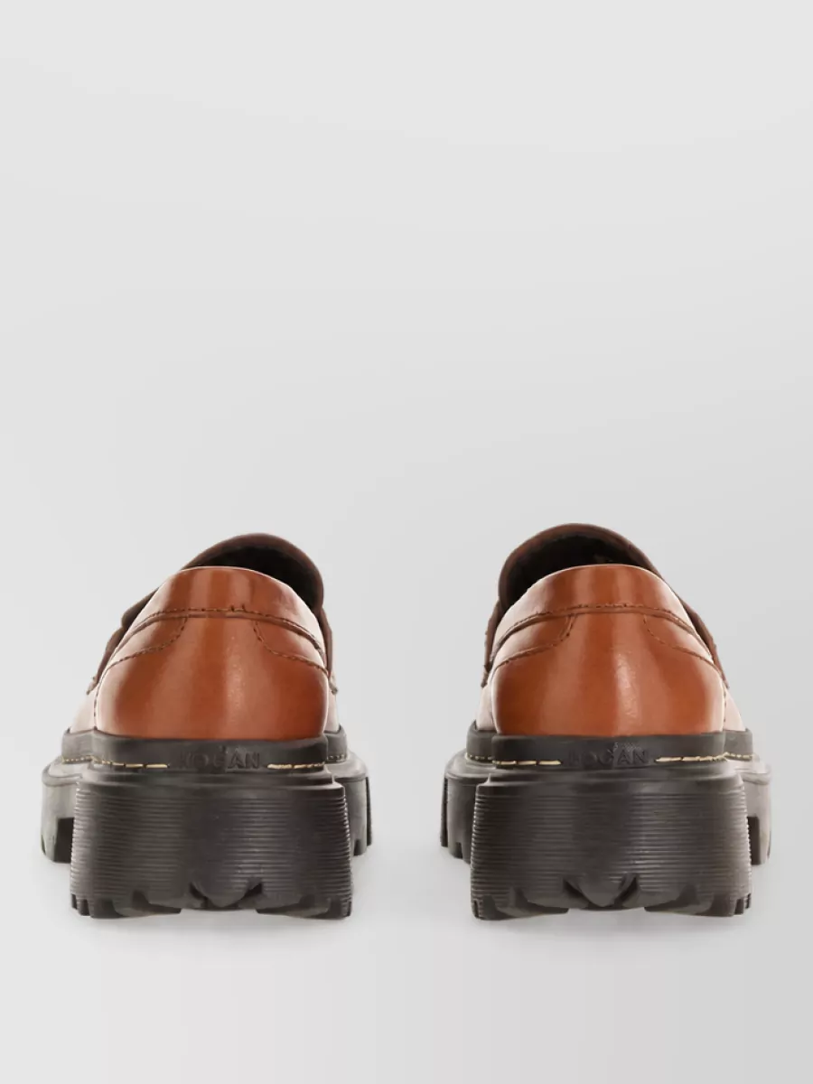 Hogan Leather Moccasins