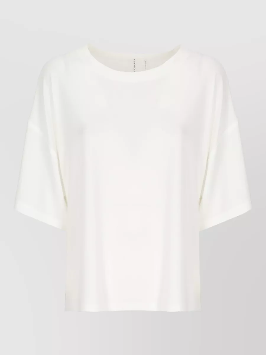 Norma Kamali short-sleeve boxy t-shirt